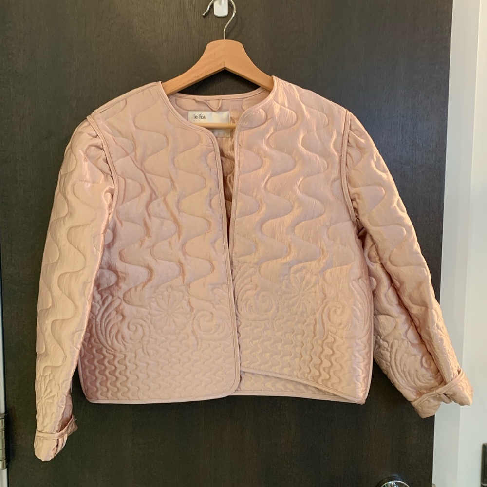 Aritzia Le fou Light Gold Jacket